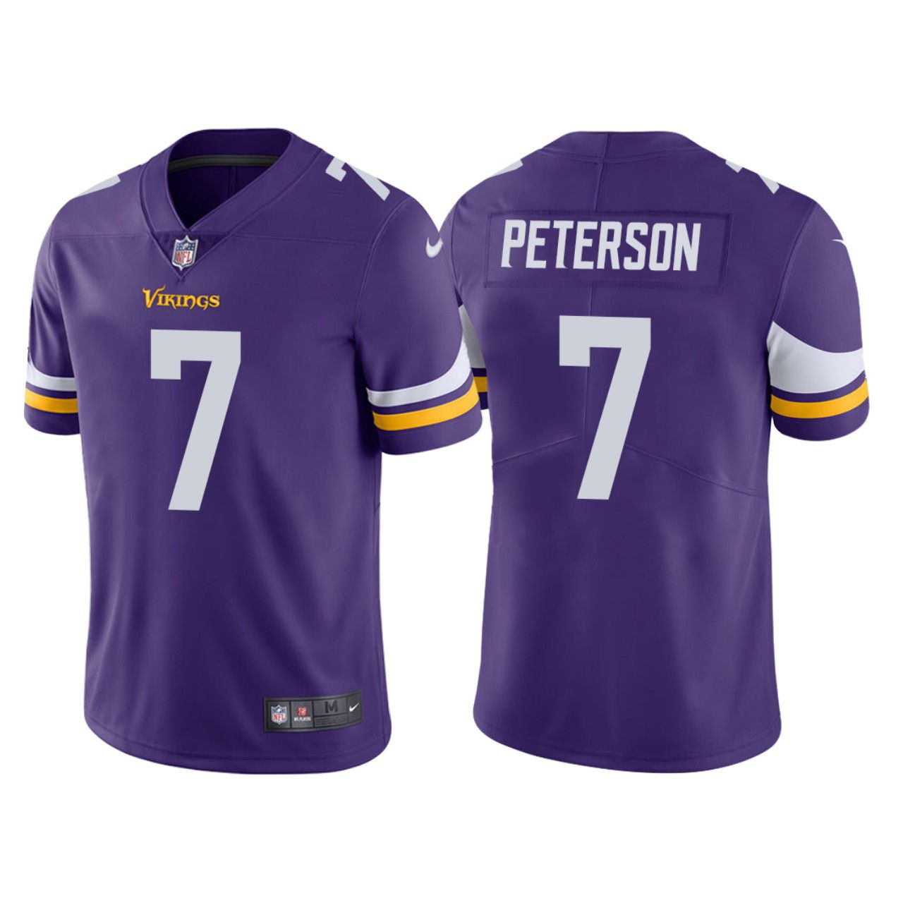 Men Minnesota Vikings #7 Patrick Peterson Nike Purple Limited NFL Jersey